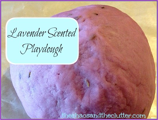 Calming Lavender Scented Playdough
